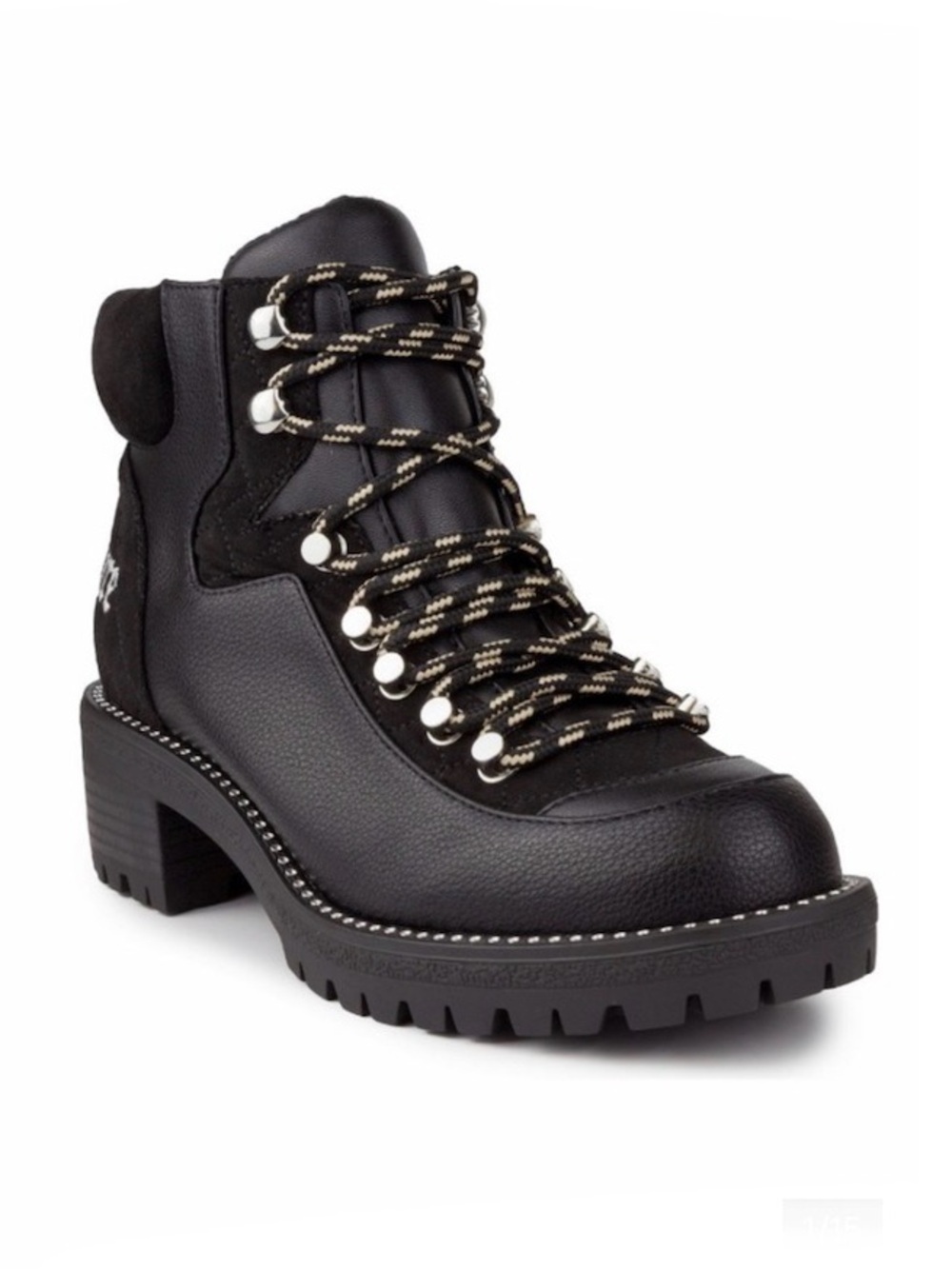 Juicy Couture Indulgence Hiker Black Boots Size 9.5 NEW